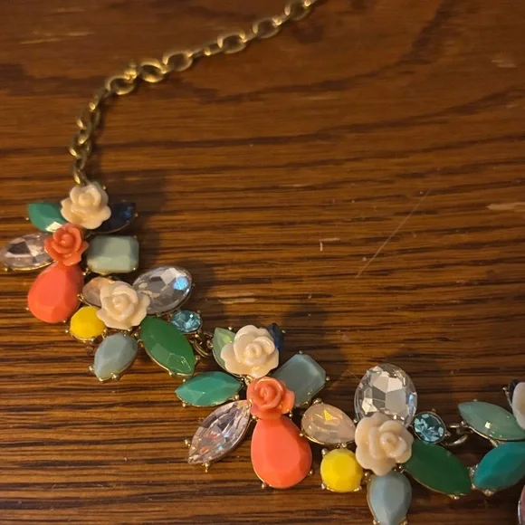 LC Lauren Conrad Colorful Floral Necklace - Picture 3 of 3